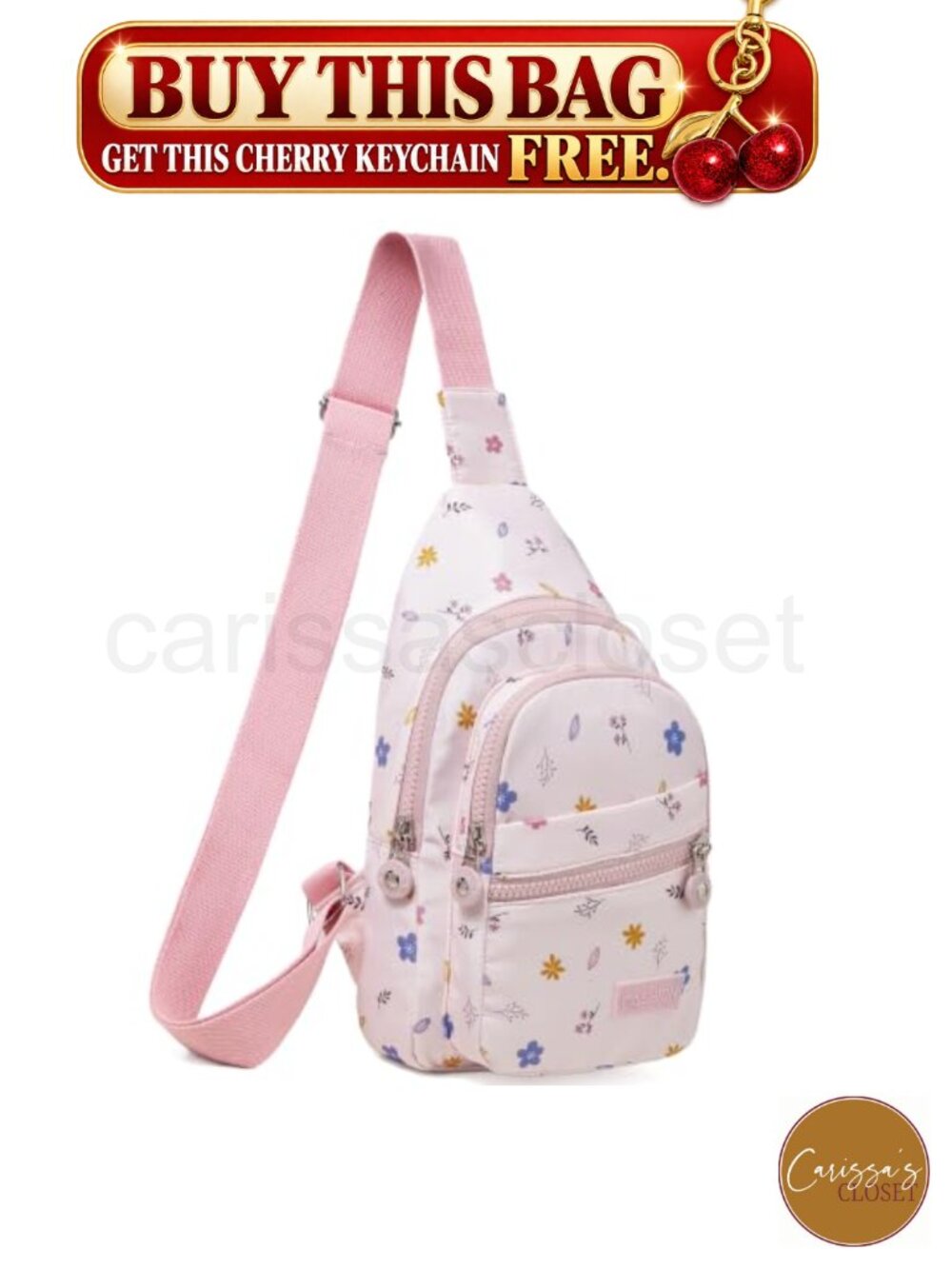 ✨ Banelu Sling Bag Crossbody Backpack Water Resistant Polyester Women